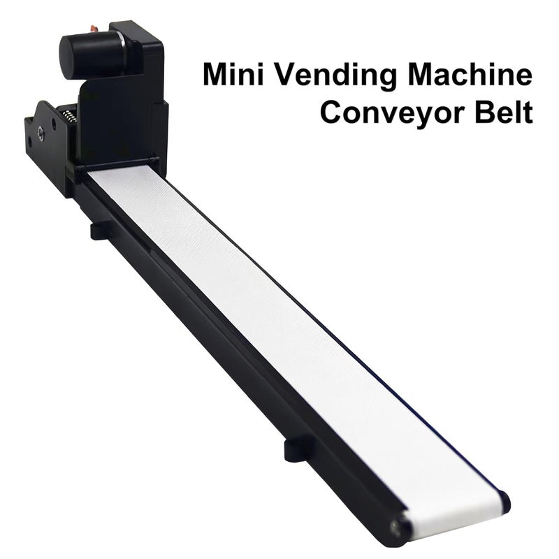 KZU DC 24V Mini Vending Machine Conveyor Belt, High-Strength Seamless Fiber Conveyor Belt, Automatic Cargo Material Conveyor Belt System with 33Lbs Load Capacity for Product Delivery - Image 2